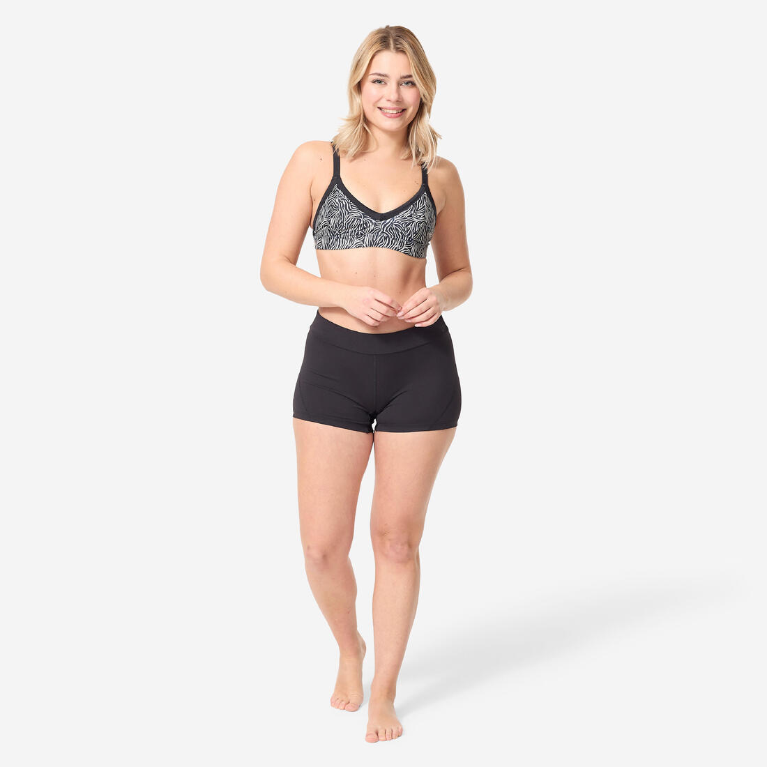 Bas de Maillot de Bain Shorty Femme Nina Noir