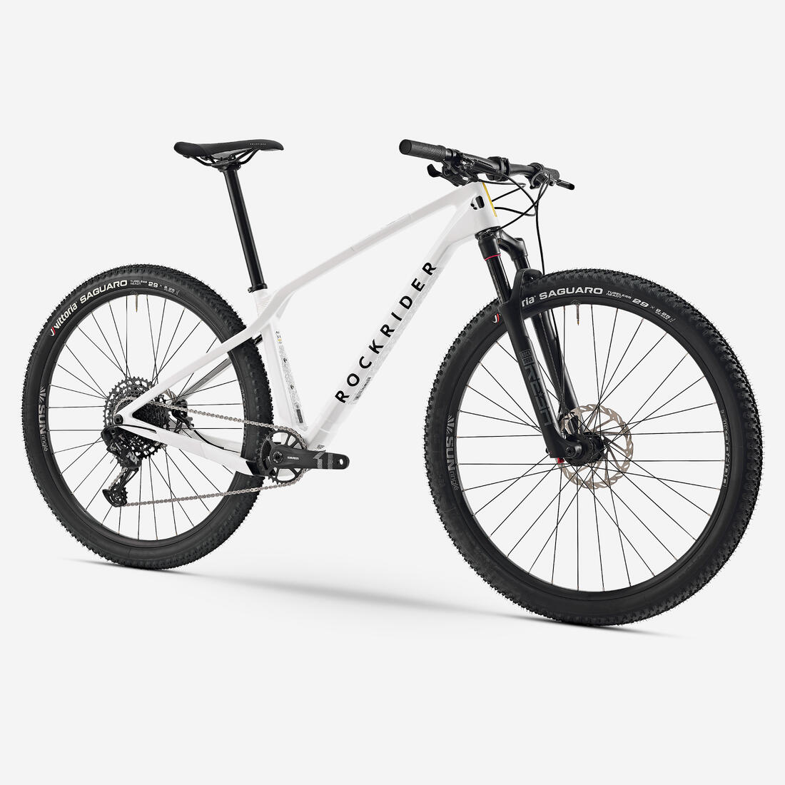 Vélo VTT semi-rigide XC cadre carbone RACE 900 NX, Blanc