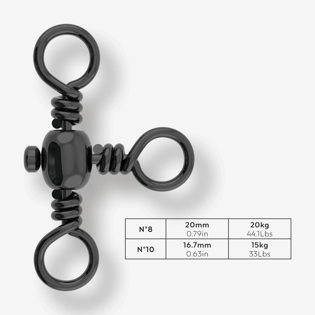 Emerillon paternoster black nickel