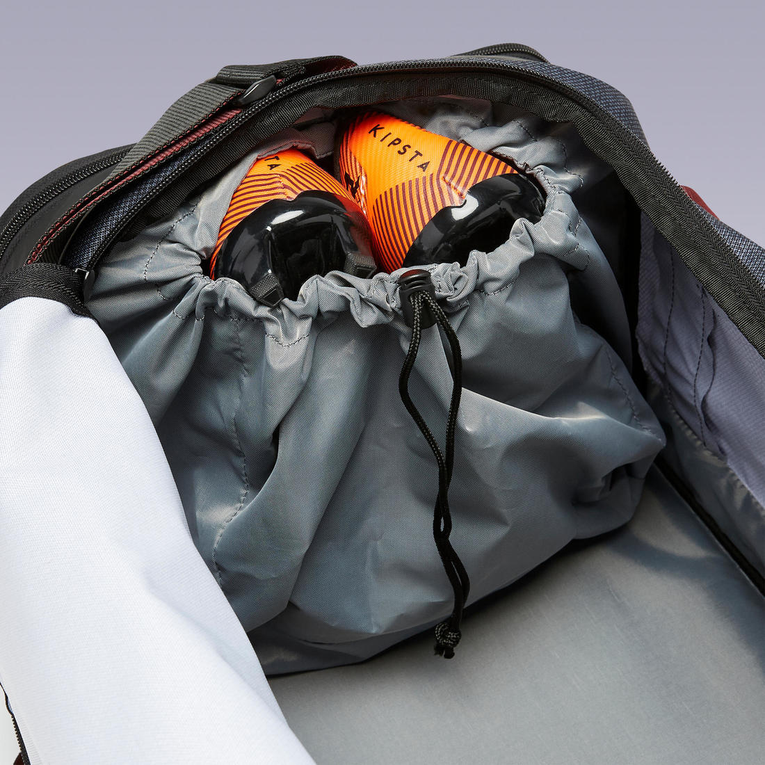 Sac sport 55L - ACADEMIC noir et gris