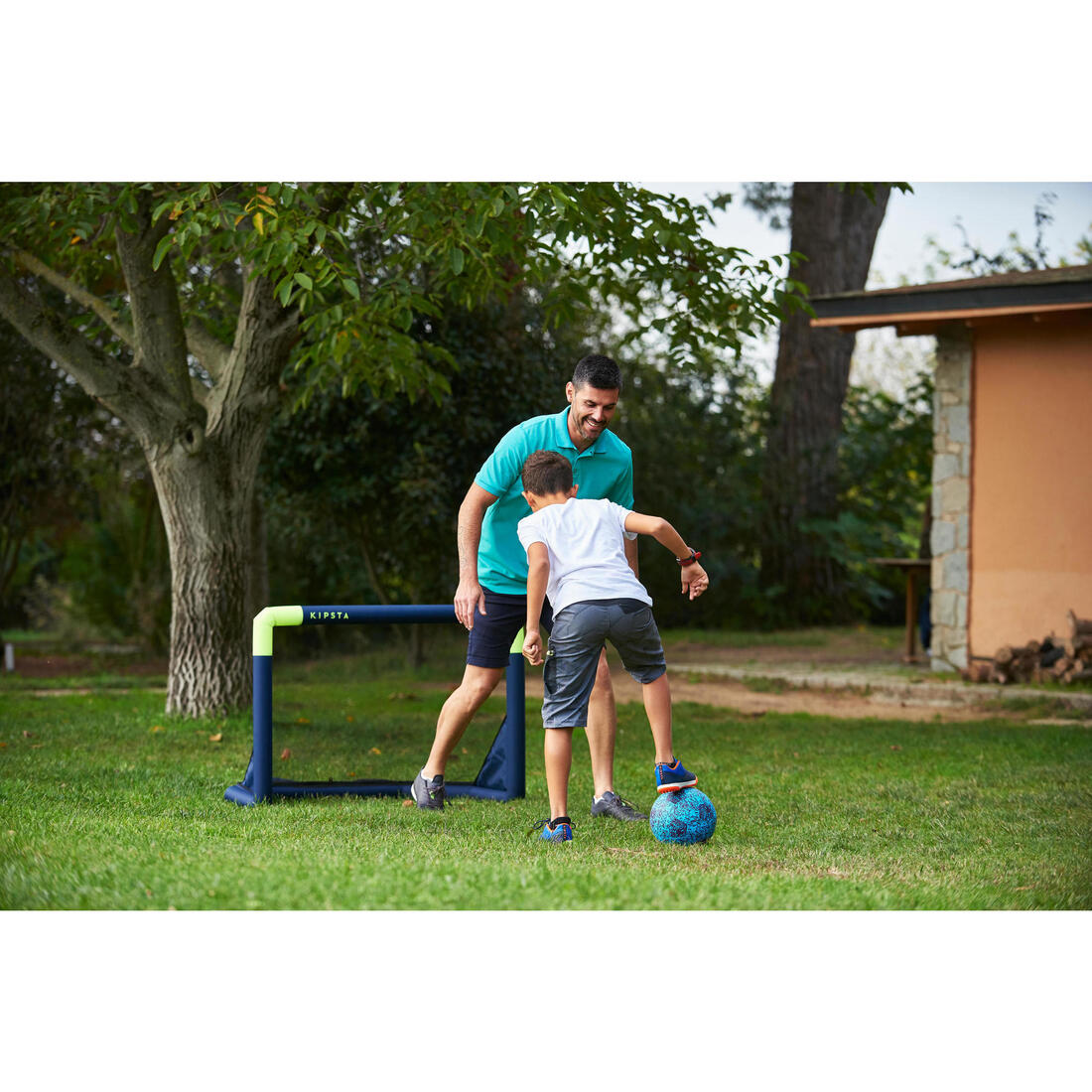 Ballon de football Softball XLight taille 5 290 grammes bleu