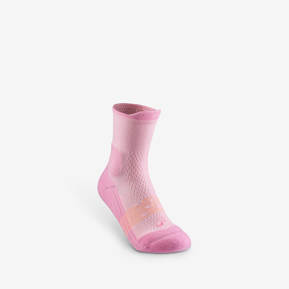 Chaussettes de randonnée enfant (lot 2 paires), HIKE500 Mid marron et