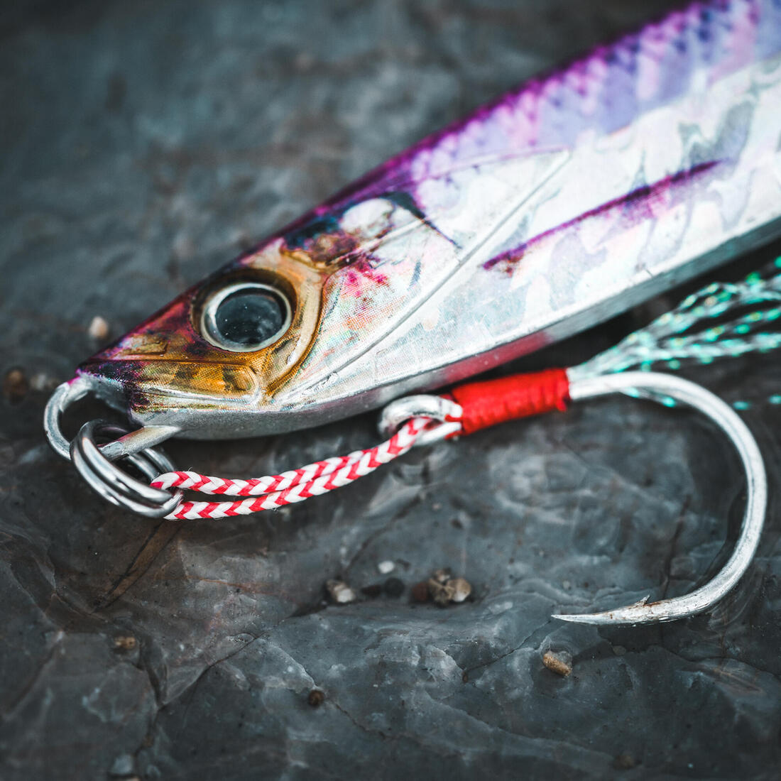 Cuiller biastos 110gr rose hareng pêche au leurre en mer