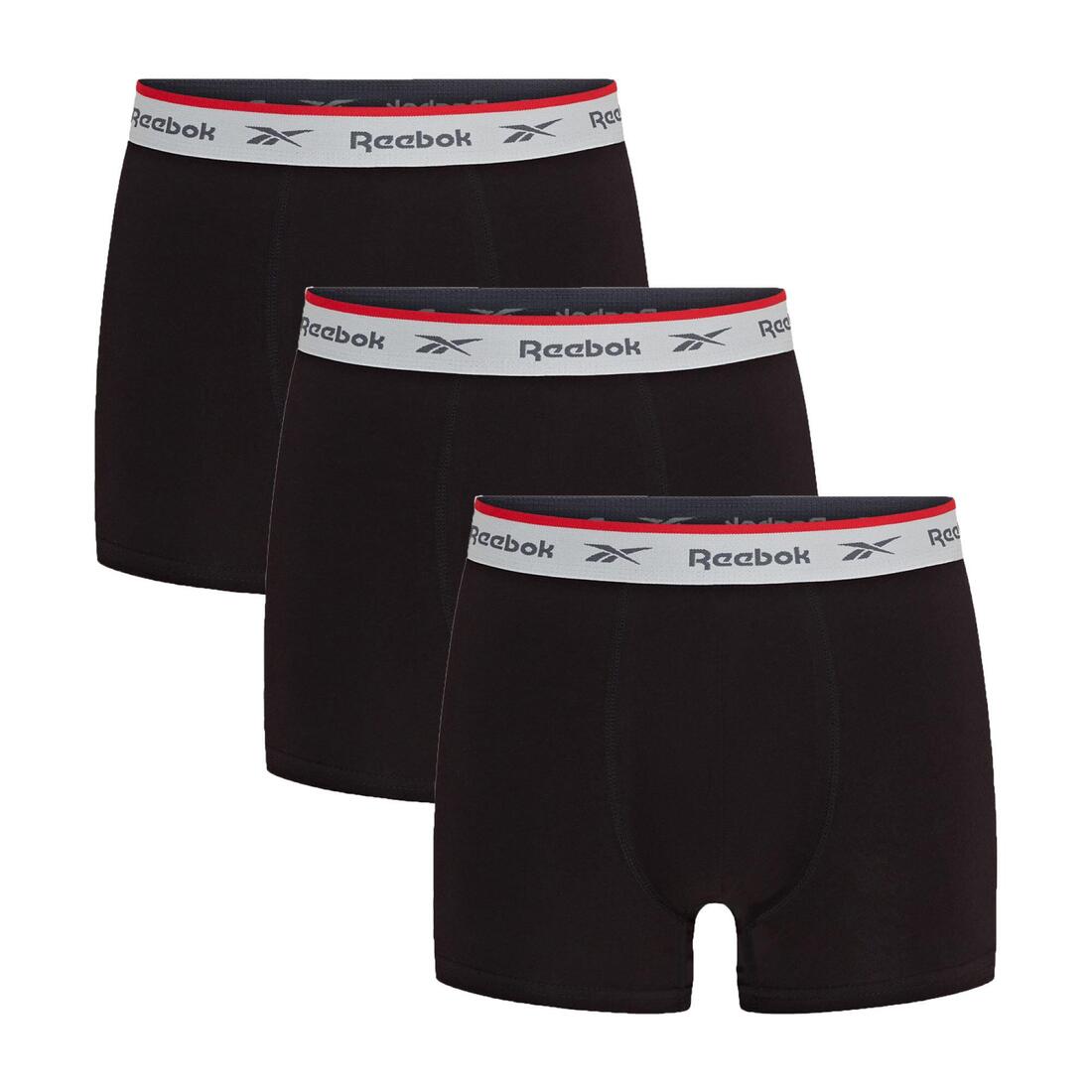 Boxers de fitness en lot de 3 homme, noir