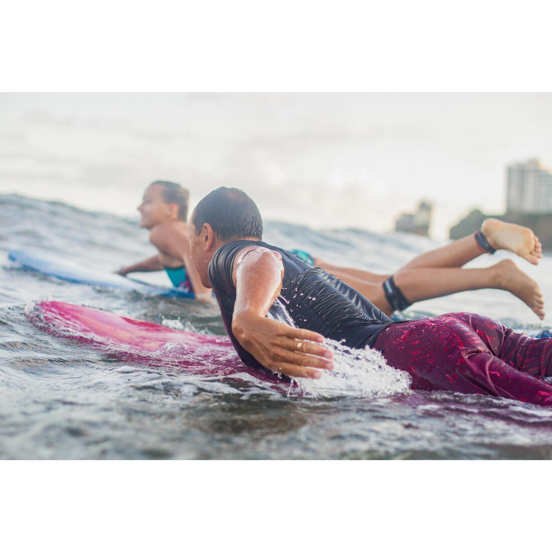 Surf boardshort standard 500 Risca Black