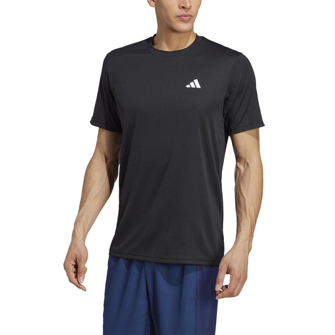 T-SHIRT DE FITNESS CARDIO ADIDAS HOMME NOIR