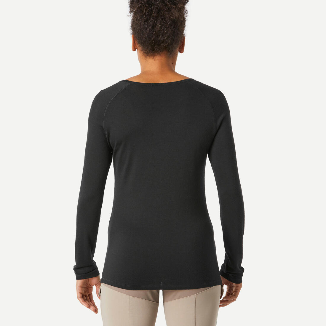 T-shirt 100% laine mérinos manche longue - MT500 - Femme