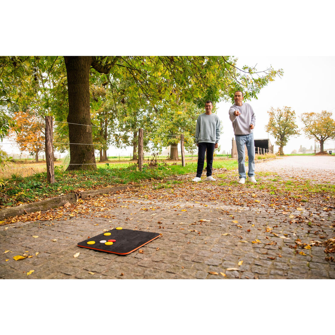 PLAQUE POUR JEU DE PALETS 45x45 cm