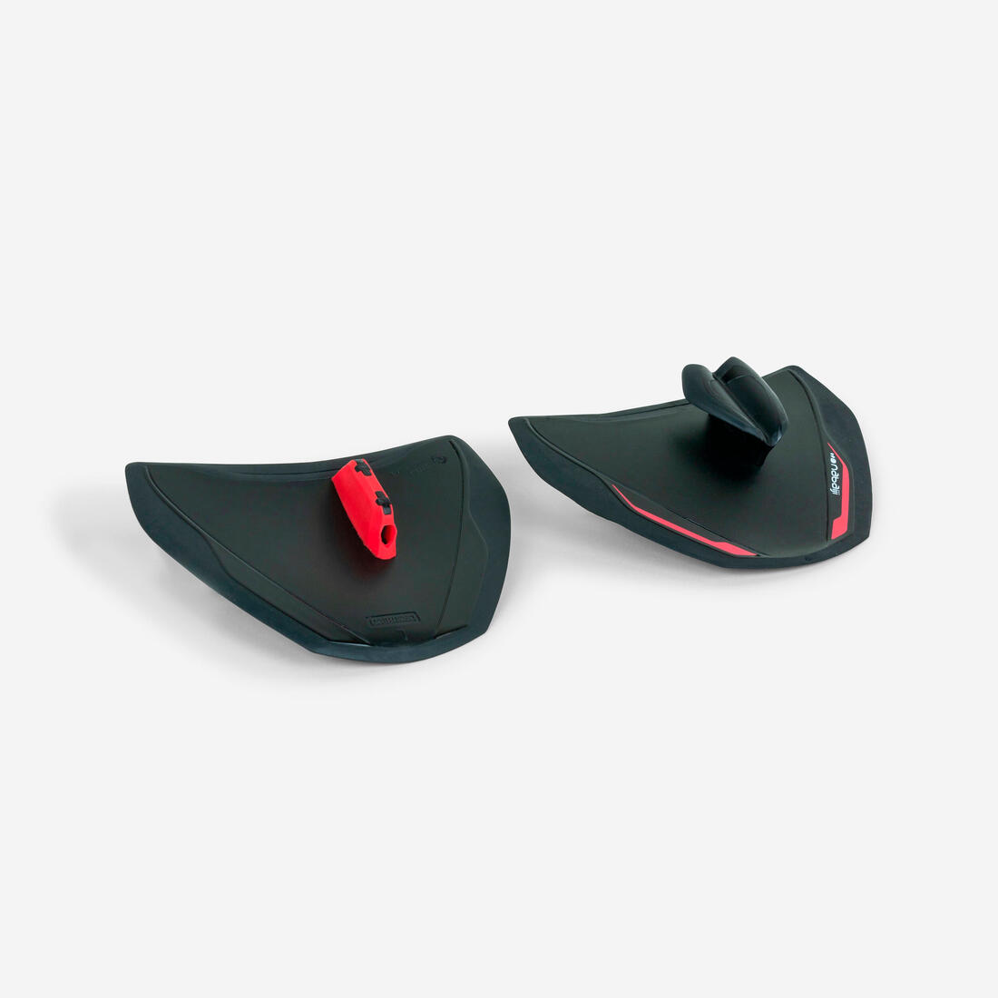 PLAQUETTES FINGER PADDLES 900 QUICK'IN  NOIR ROUGE