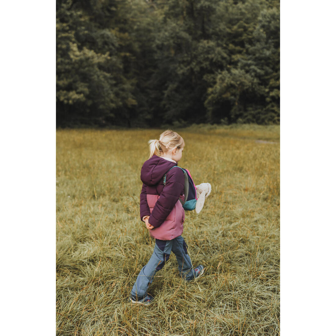 Doudoune de randonnée violette - enfant 2-6 ans