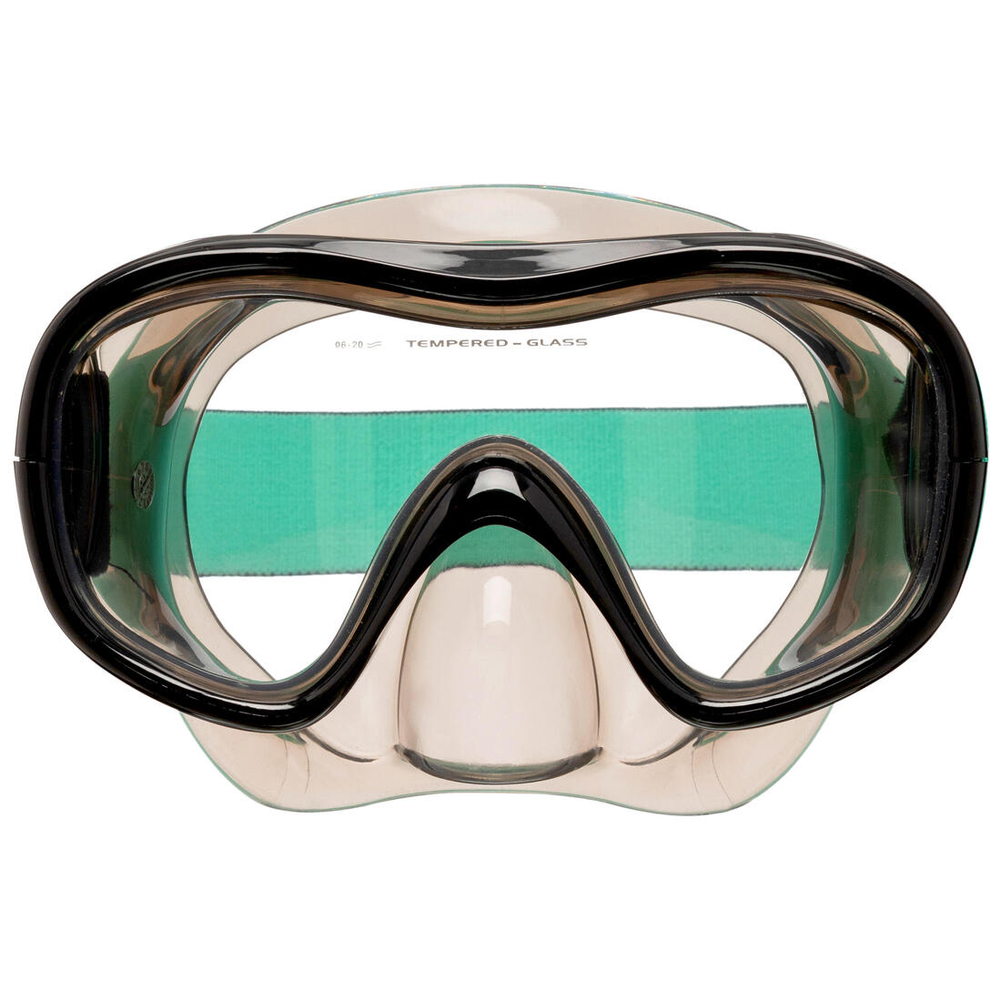 Kit de snorkeling R'Gomoove Adulte noir vert