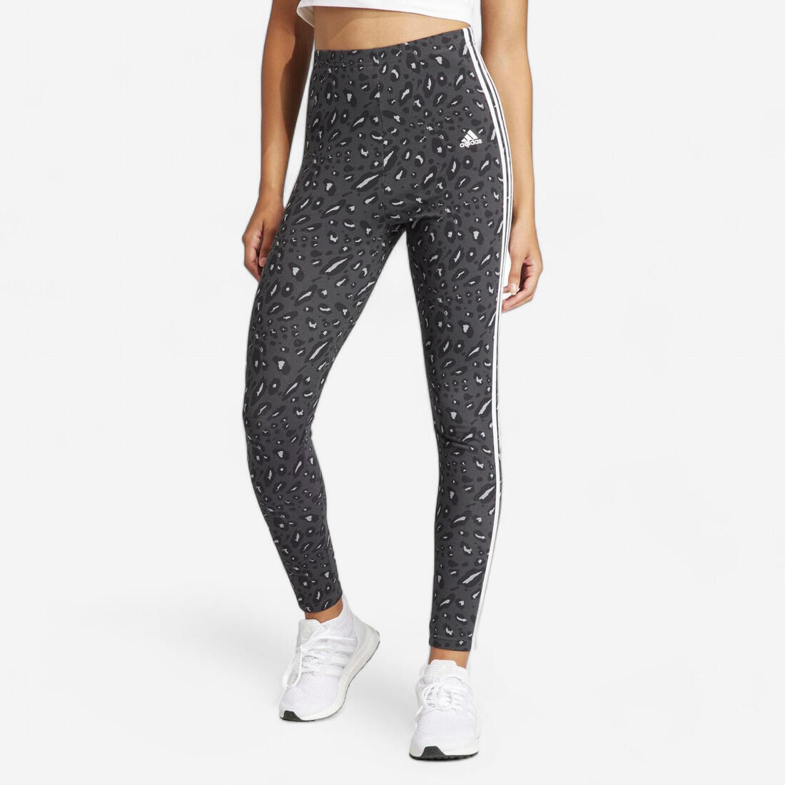 LEGGING ANIMAL DE FITNESS SOFT TRAINING ADIDAS FEMME BEIGE MARRON