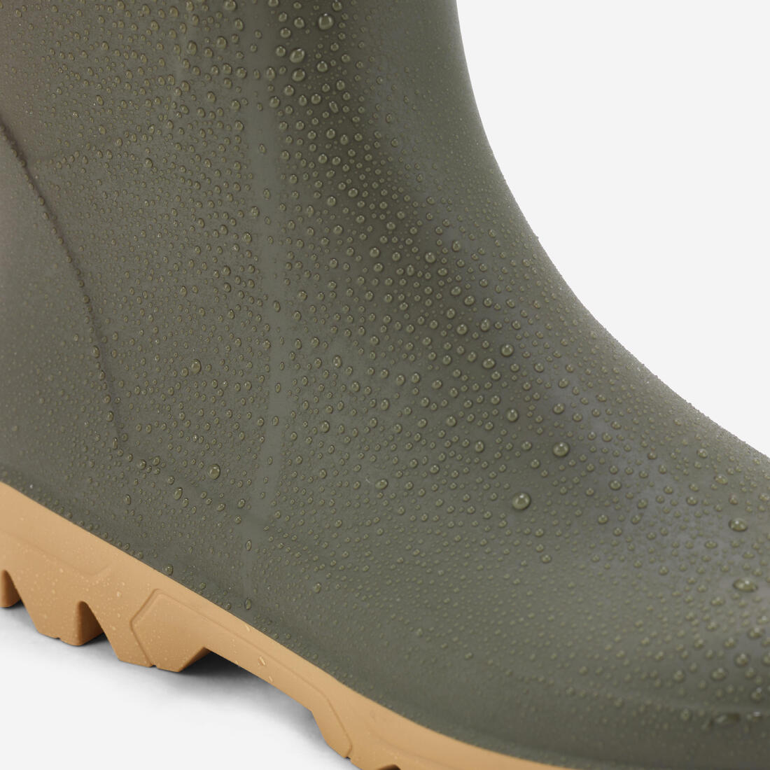 Bottes de pluie imperméables homme/femme Land 100 vertes