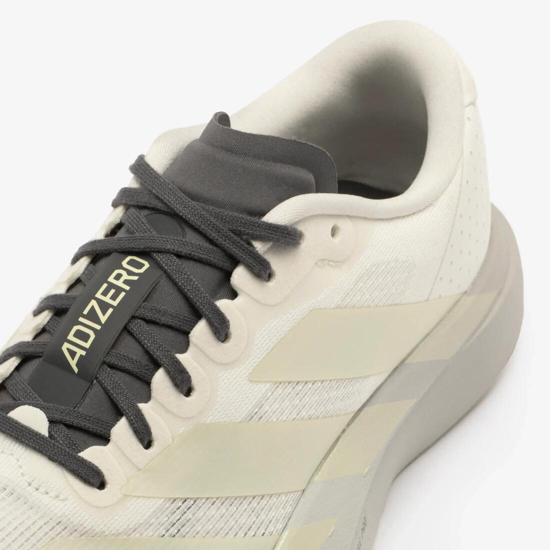Chaussures running femme, adidas Adizero Evo SL noires et blanches