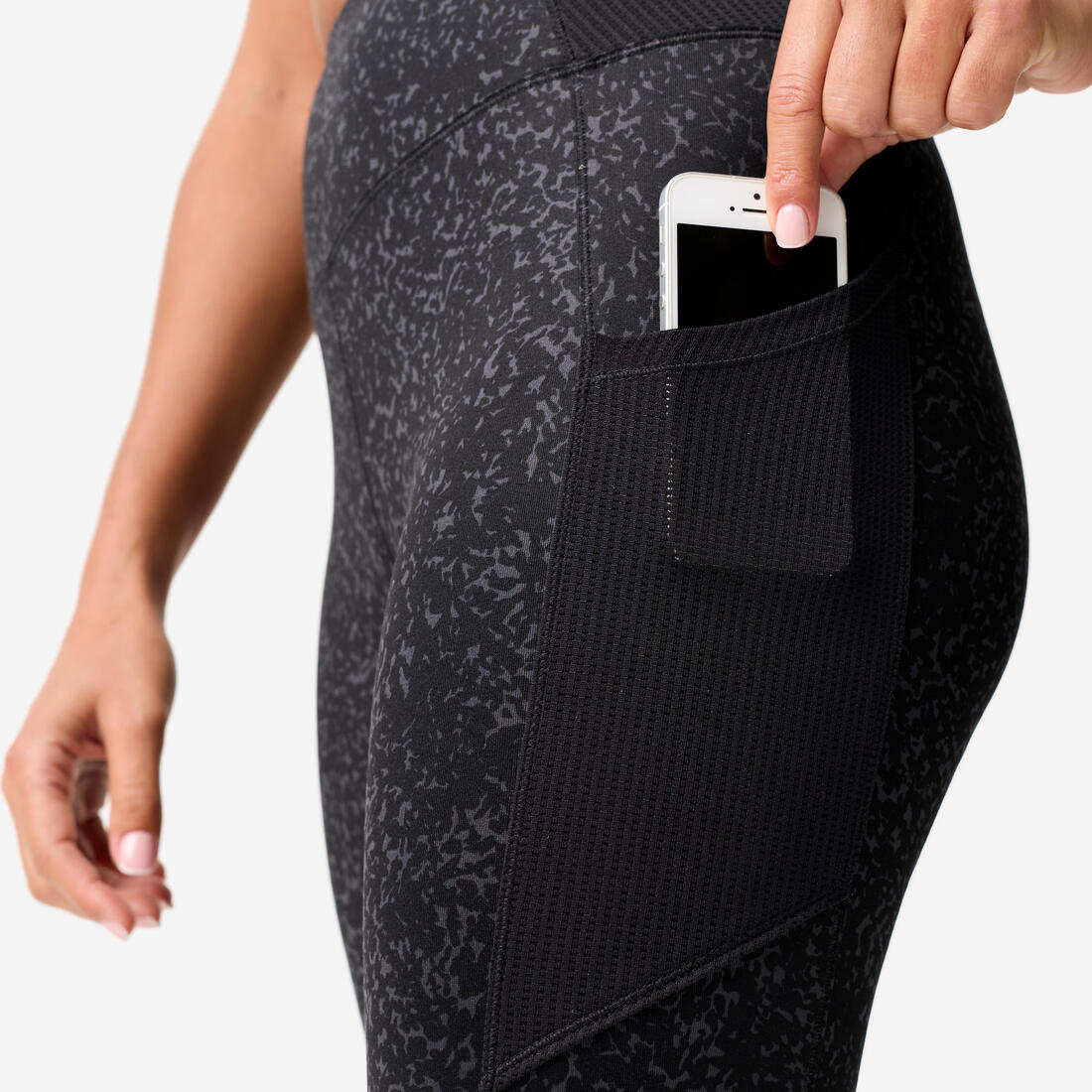 Legging de sport respirant avec poche de téléphone femme