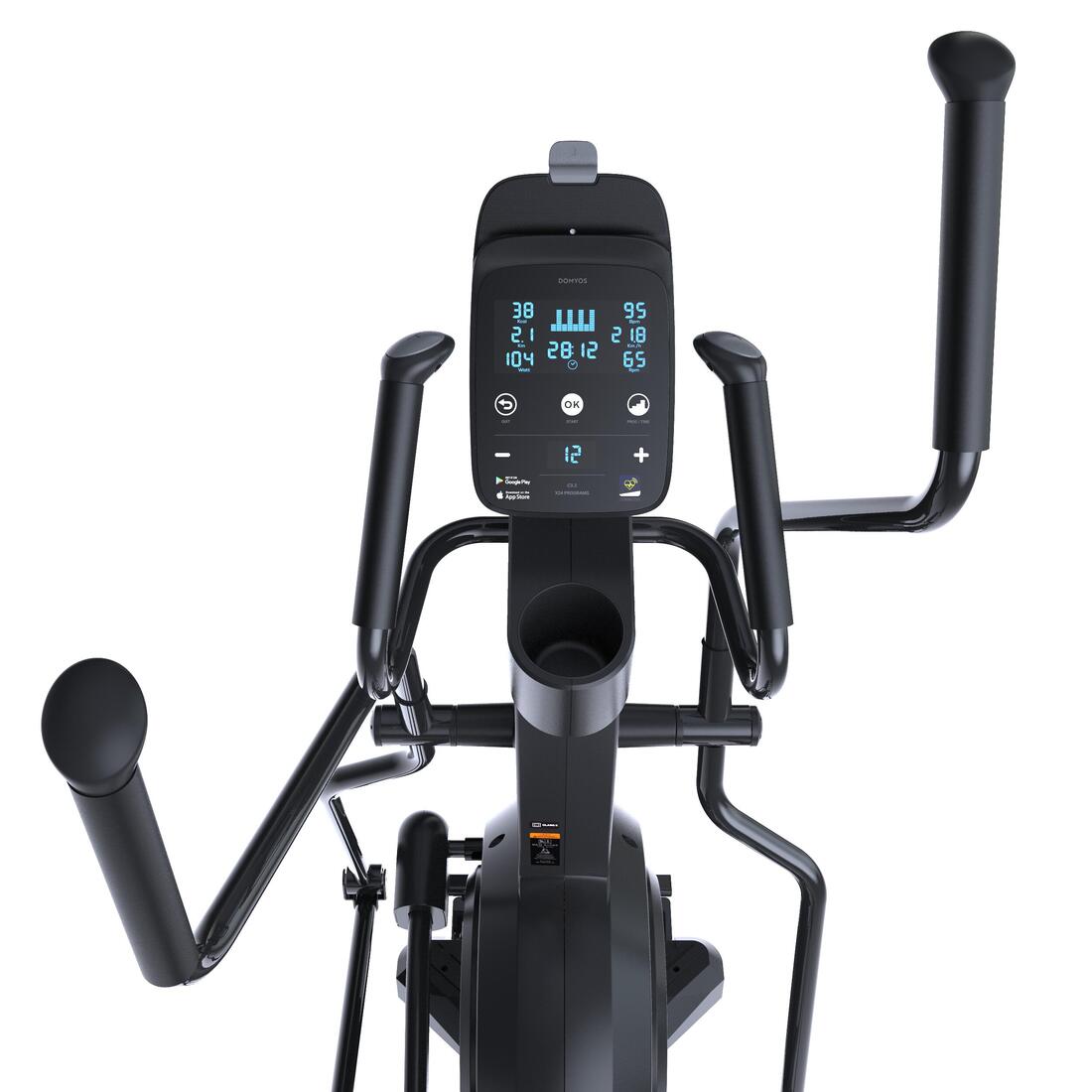 Elliptique roue avant 700 pliable, auto-alimenté et connecté