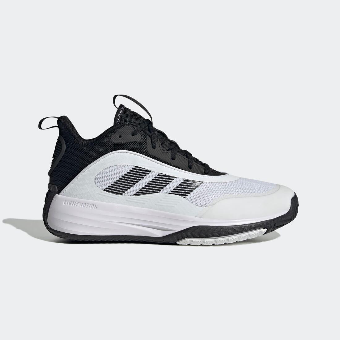 Chaussure de basketball Adulte - Adidas Own The Game 3.0 blanc noir
