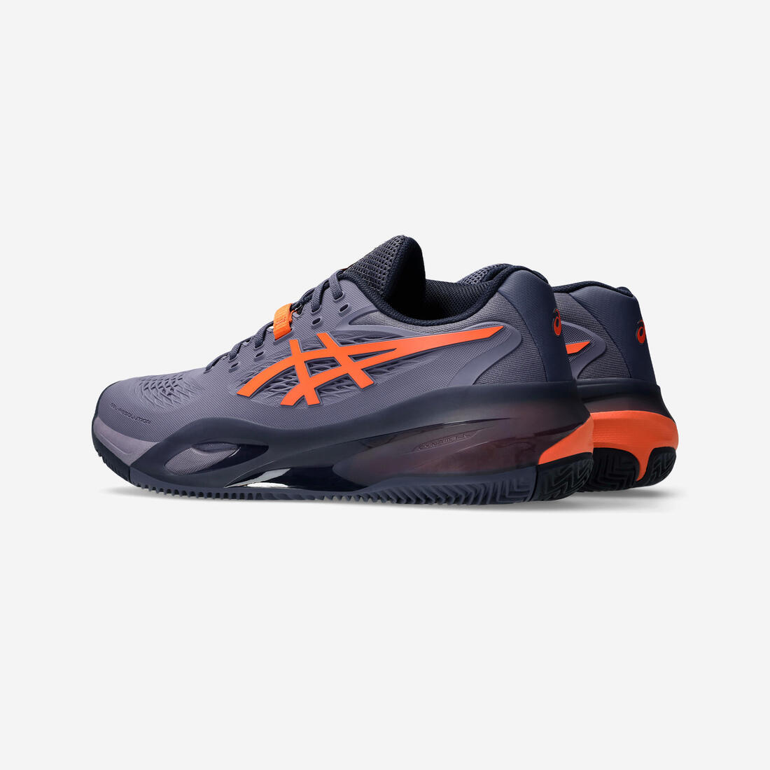 Chaussures de tennis homme Terre Battue - Asics Gel Resolution X violet orange