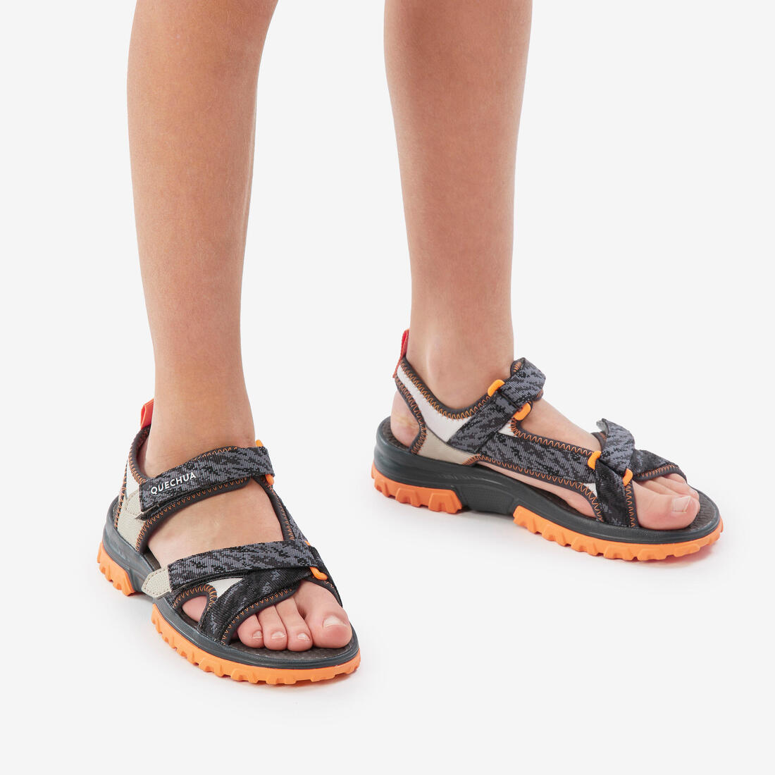 Sandales de randonnée MH120 TW corail - enfant - 28 AU 39