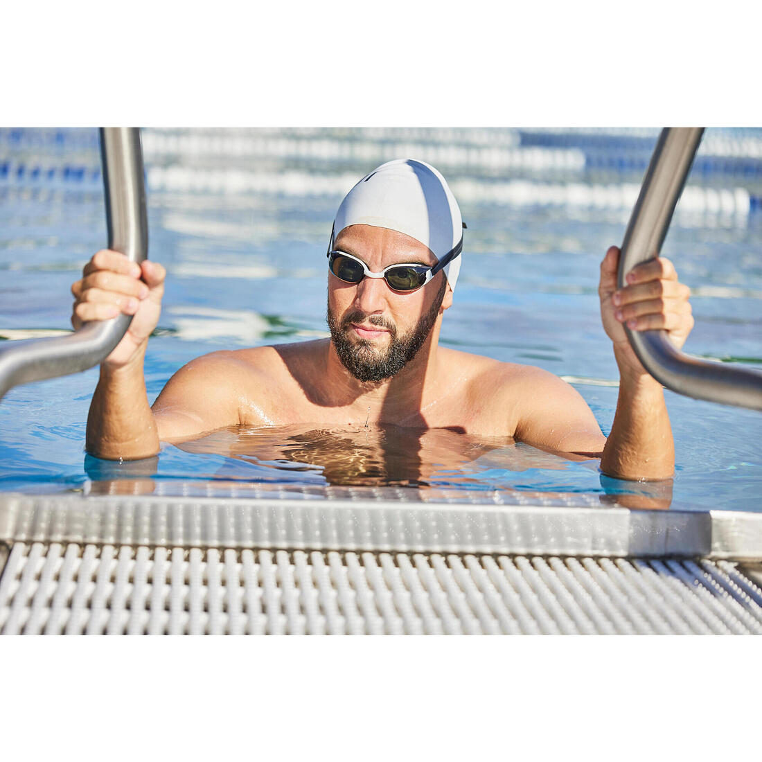 Lunettes de Natation Correctrices BFIT - Verres Fumés - Taille Unique - Noir