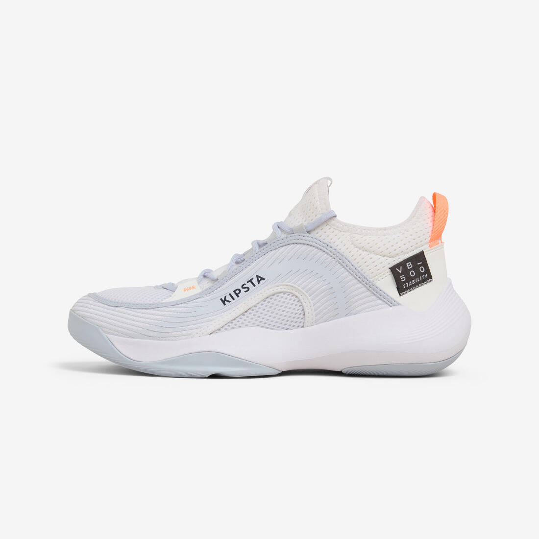 Chaussures de volley-ball Stability 500, blanches