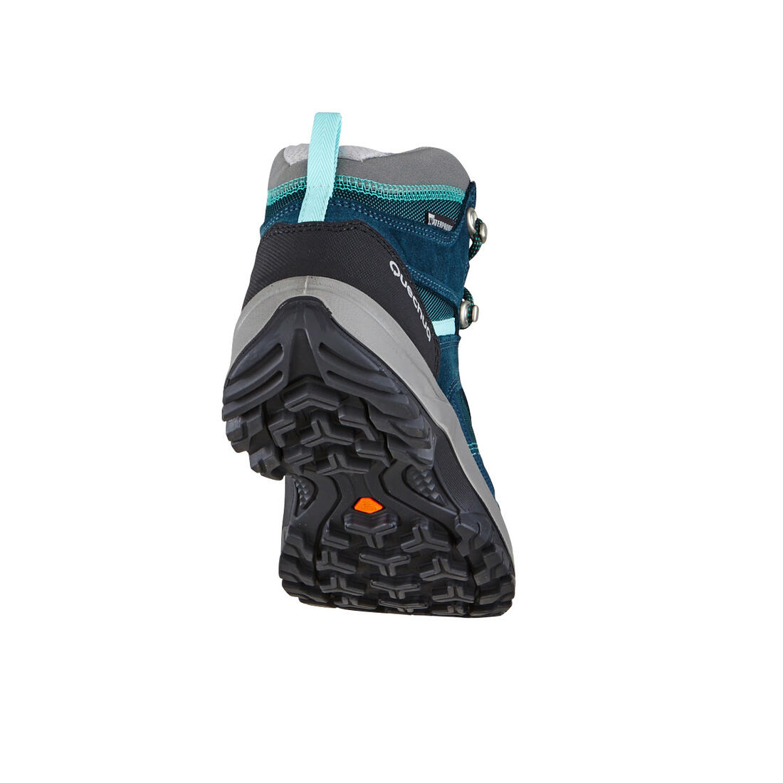Chaussures imperméables de randonnée montagne - MH100 Mid Turquoise - Femme