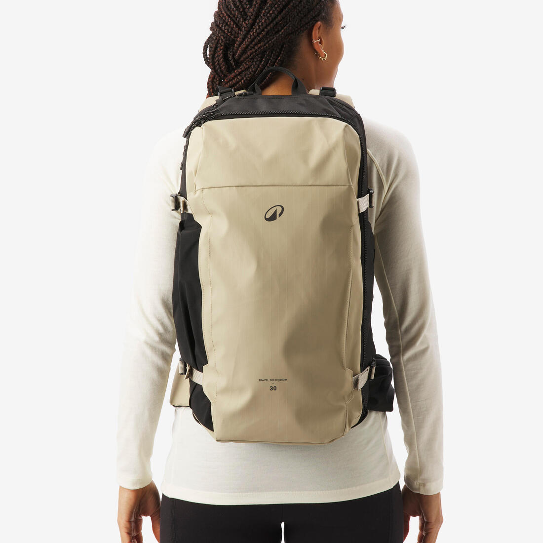 Sac à dos de voyage ouverture valise 30L, Travel 500 Organizer