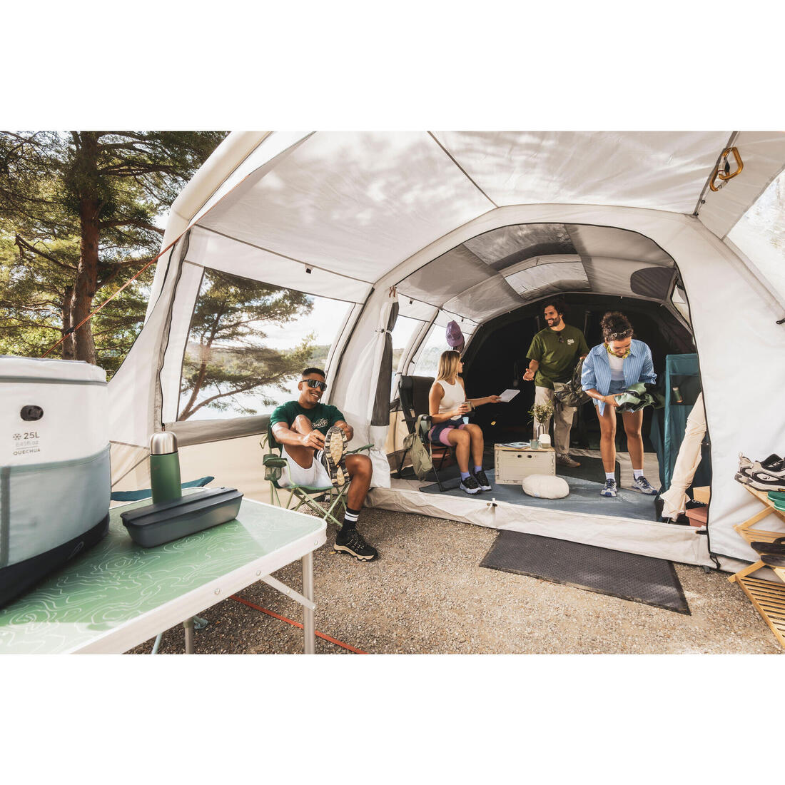 Plaid couverture confort pour pique nique et camping - 170 x 140 cm