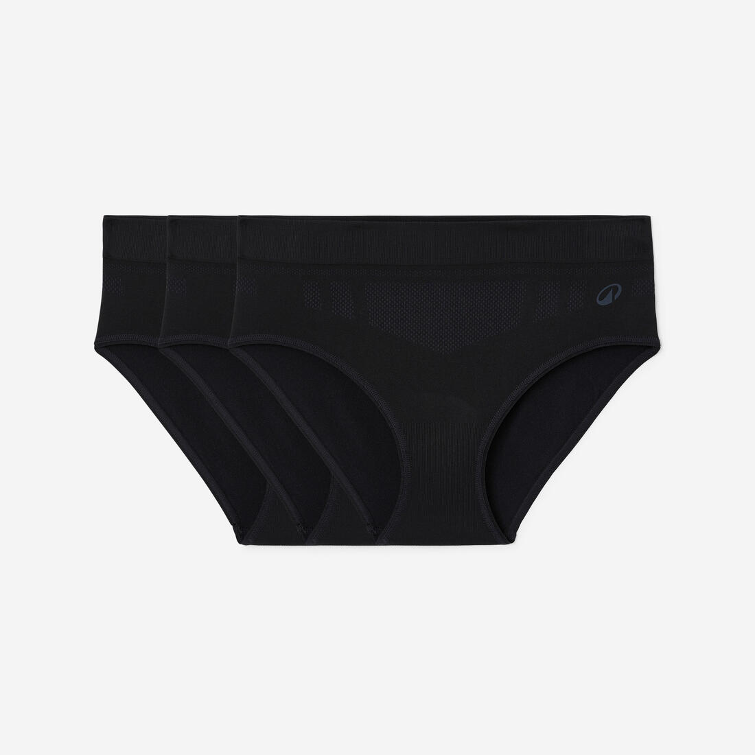 Lot de 3 culottes sans coutures Femme, Noir/Rose/Sauge