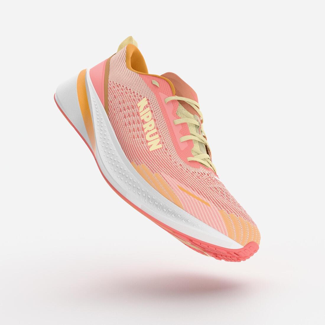 Chaussures de Running Femme, Kiprun Kipcore blanche