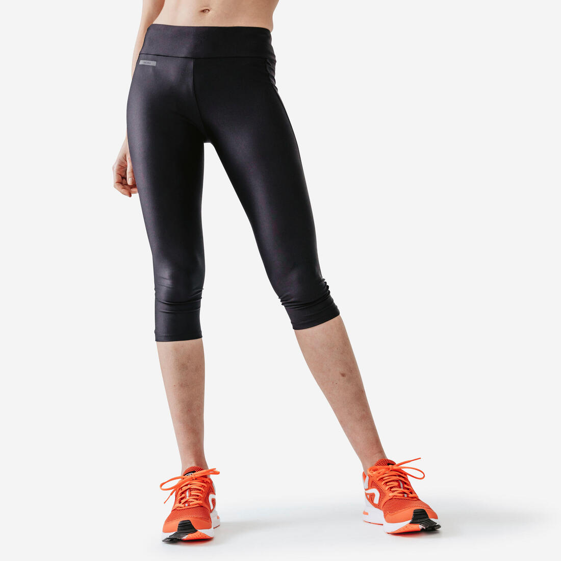Legging court running Femme - KIPRUN Run 100 noir – noir