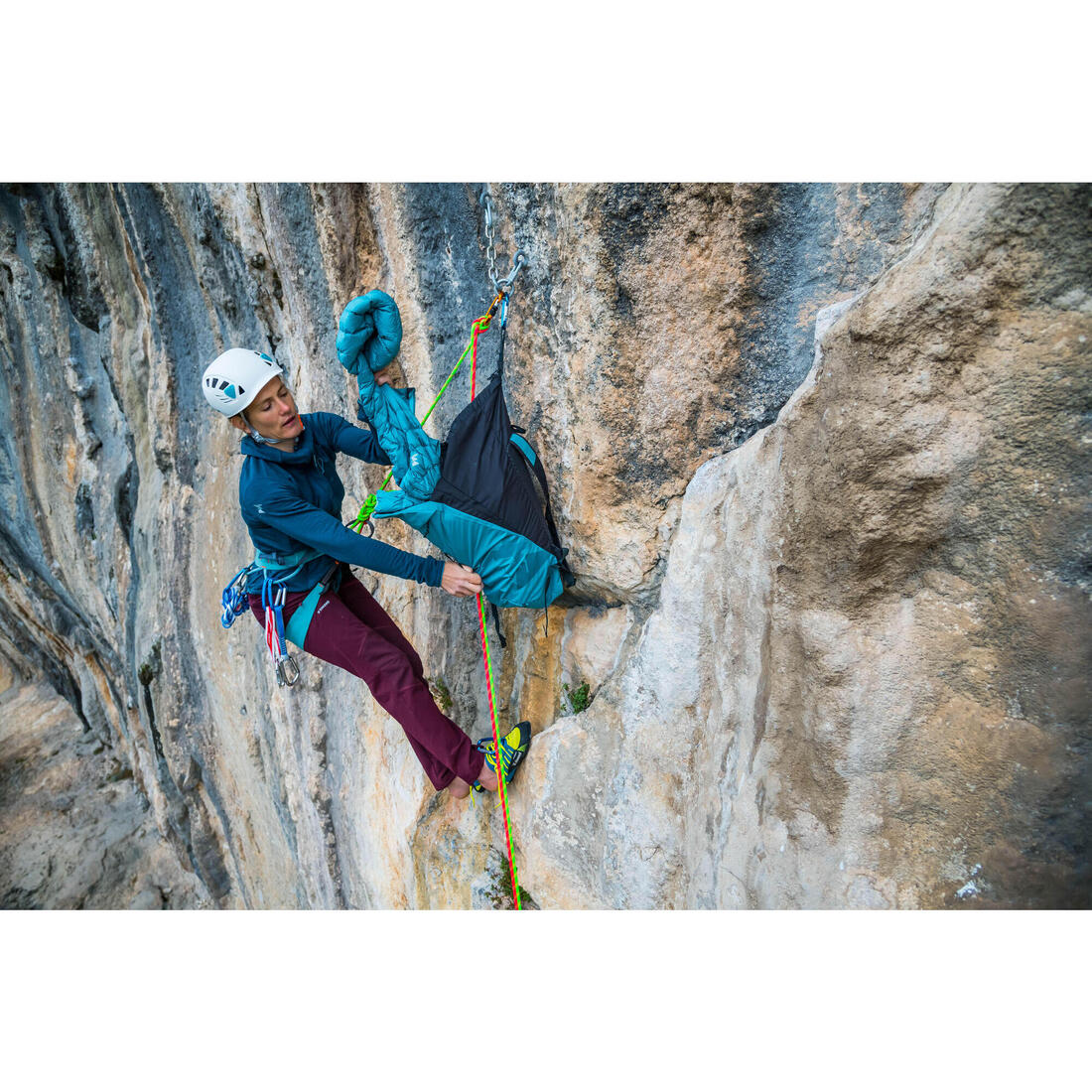 HARNAIS ESCALADE ET ALPINISME - VERTIKA FEMME TURQUOISE