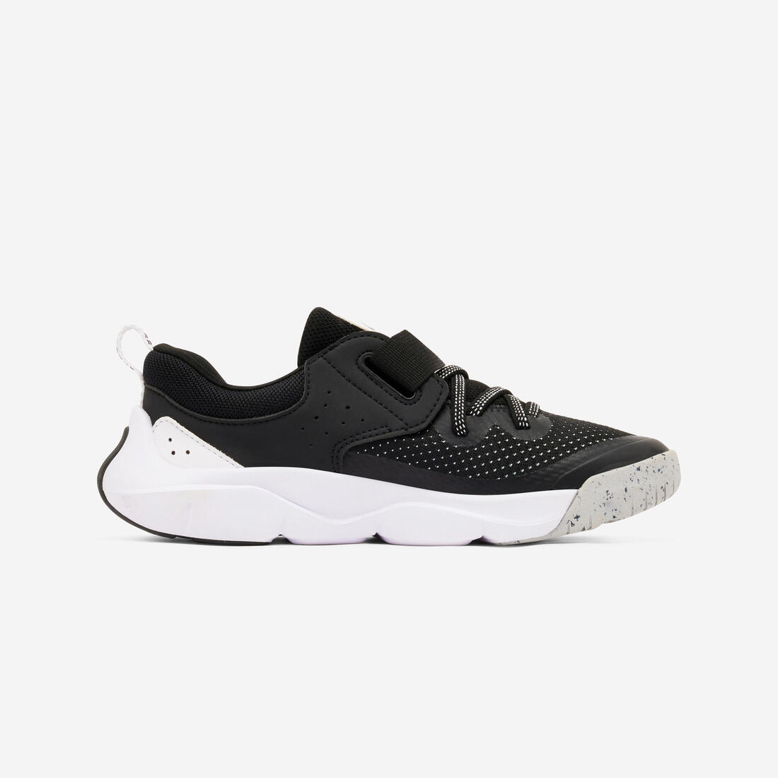Chaussures de sport à scratch légères enfant, Playful Fast noir et
