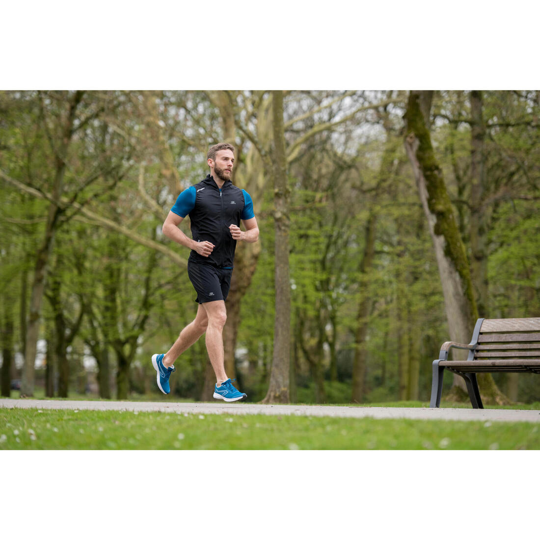 T-shirt de running respirant Homme - KIPRUN 100 Dry