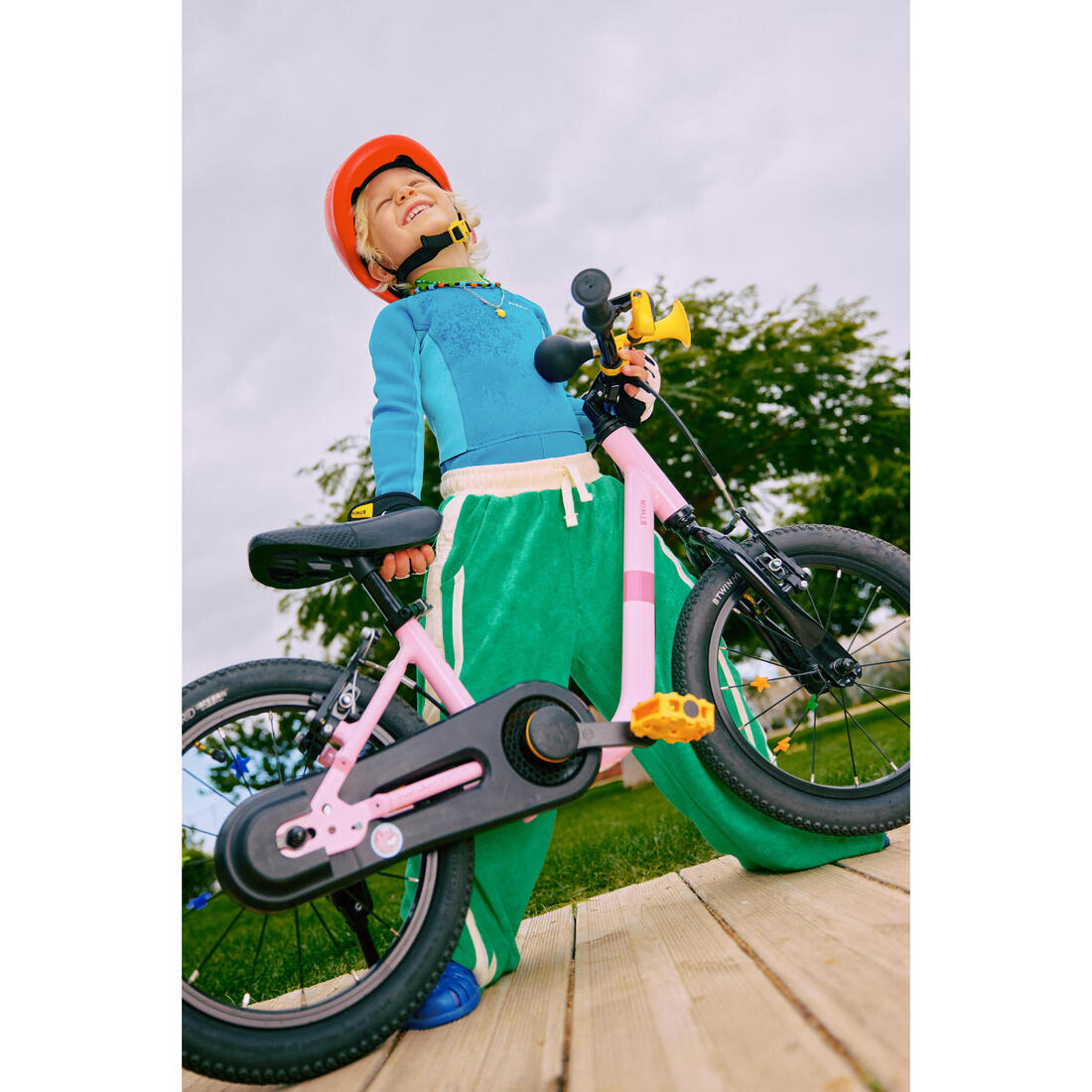 Casque velo enfant 47-55 cm, play 500