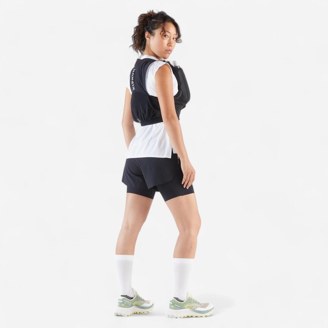 Gilet trail running compétition porte flasques mixte - KIPRUN 900 RACE 5L