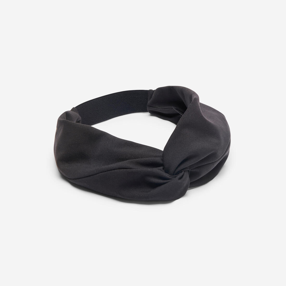 Bandeau fitness cardio training femme imprimé avec élastique – noir