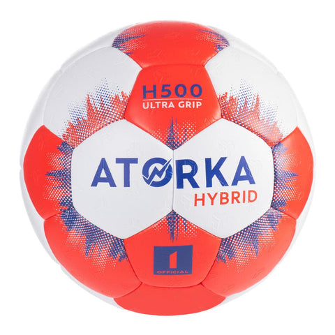 





Ballon de handball enfant hybride T1 gris/rouge