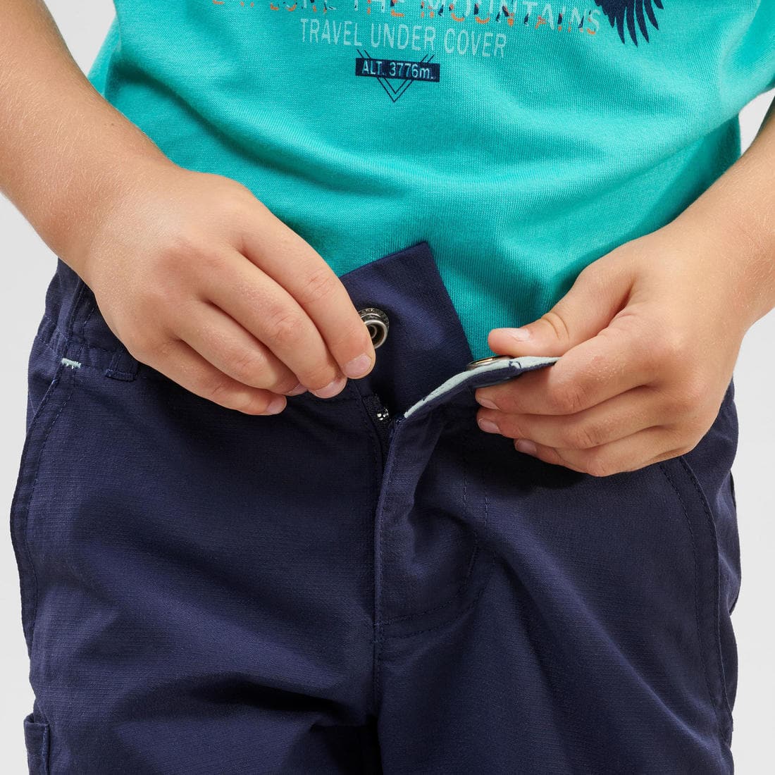 Pantalon de randonnée modulable enfant - MH500 KID - 2-6 ANS