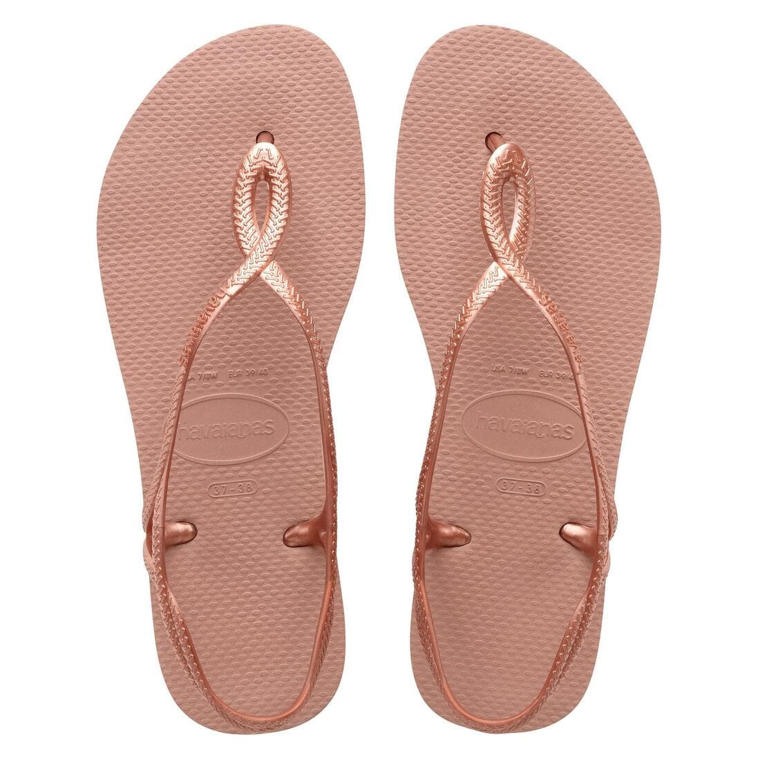 TONGS FEMME HAVAIANAS LUNA CROCUS ROSE