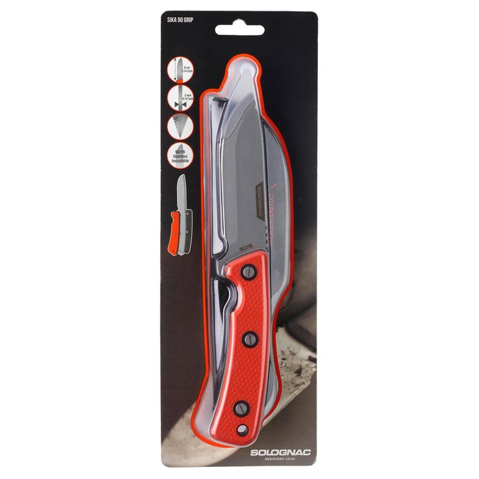 Couteau Chasse Fixe 9cm Grip Sika 90