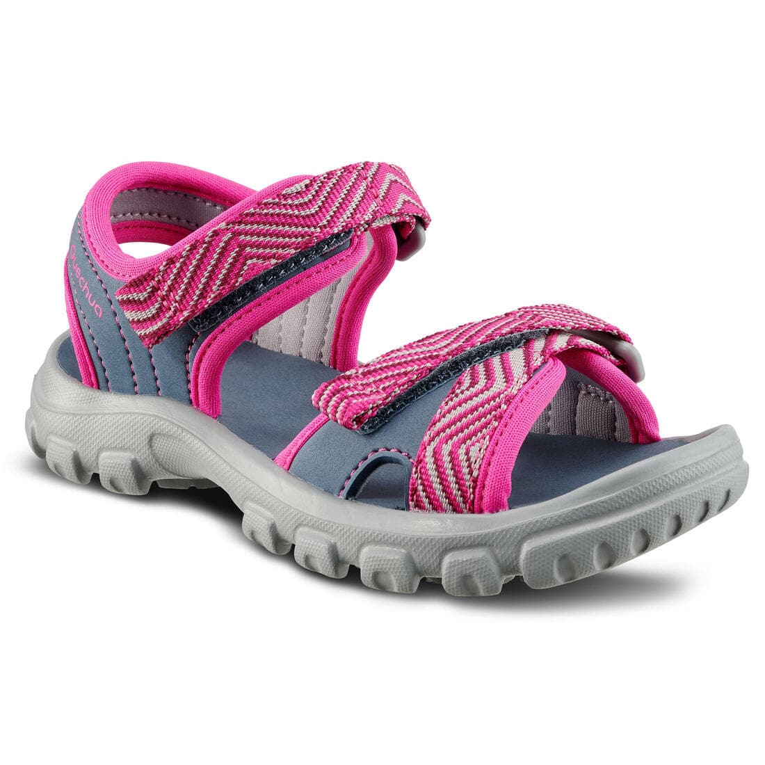 Sandales de randonnée MH100 KID bleues rose - enfant - 24 AU 31