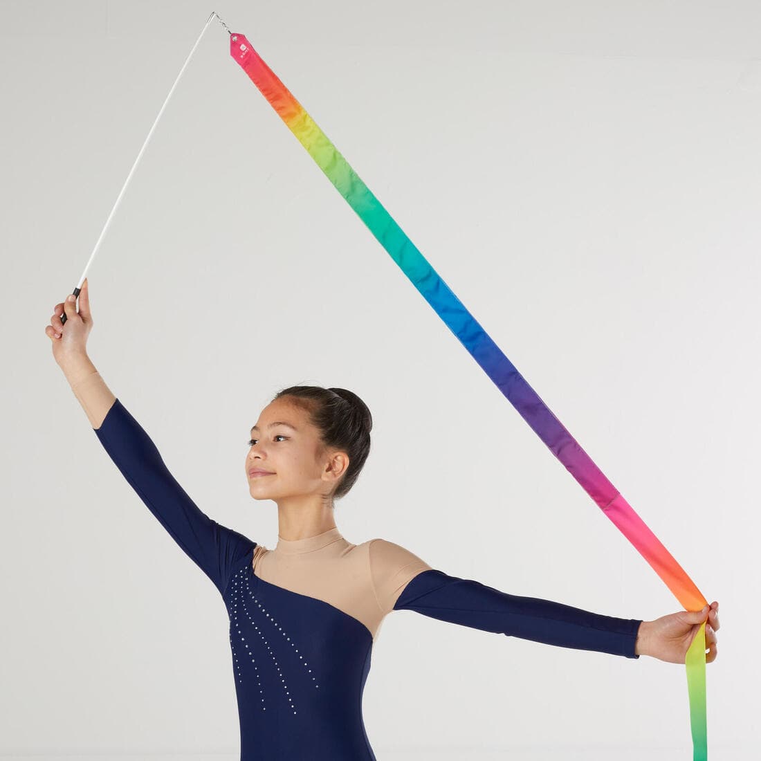 Ruban de Gymnastique Rythmique (GR) de 6 mètres Multicolore