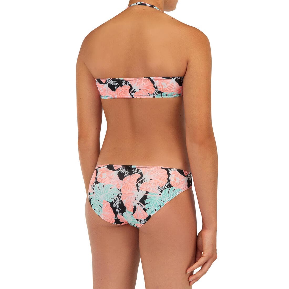 maillot de bain 2 pièces TURQUOISE LILOO 100