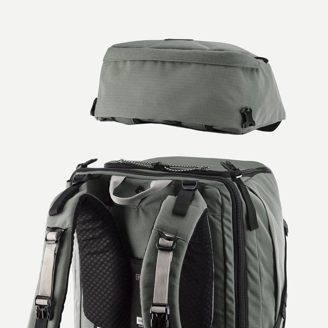 Sac à dos de voyage et trekking ouverture valise 70 + 6 L Homme - Travel 900