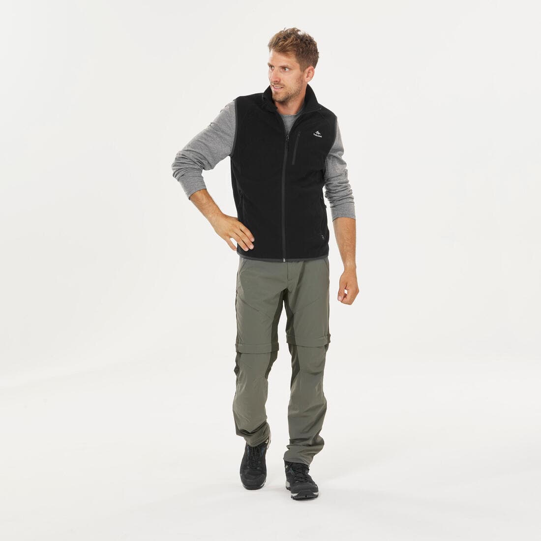 Gilet polaire de randonnée - mh120 - homme