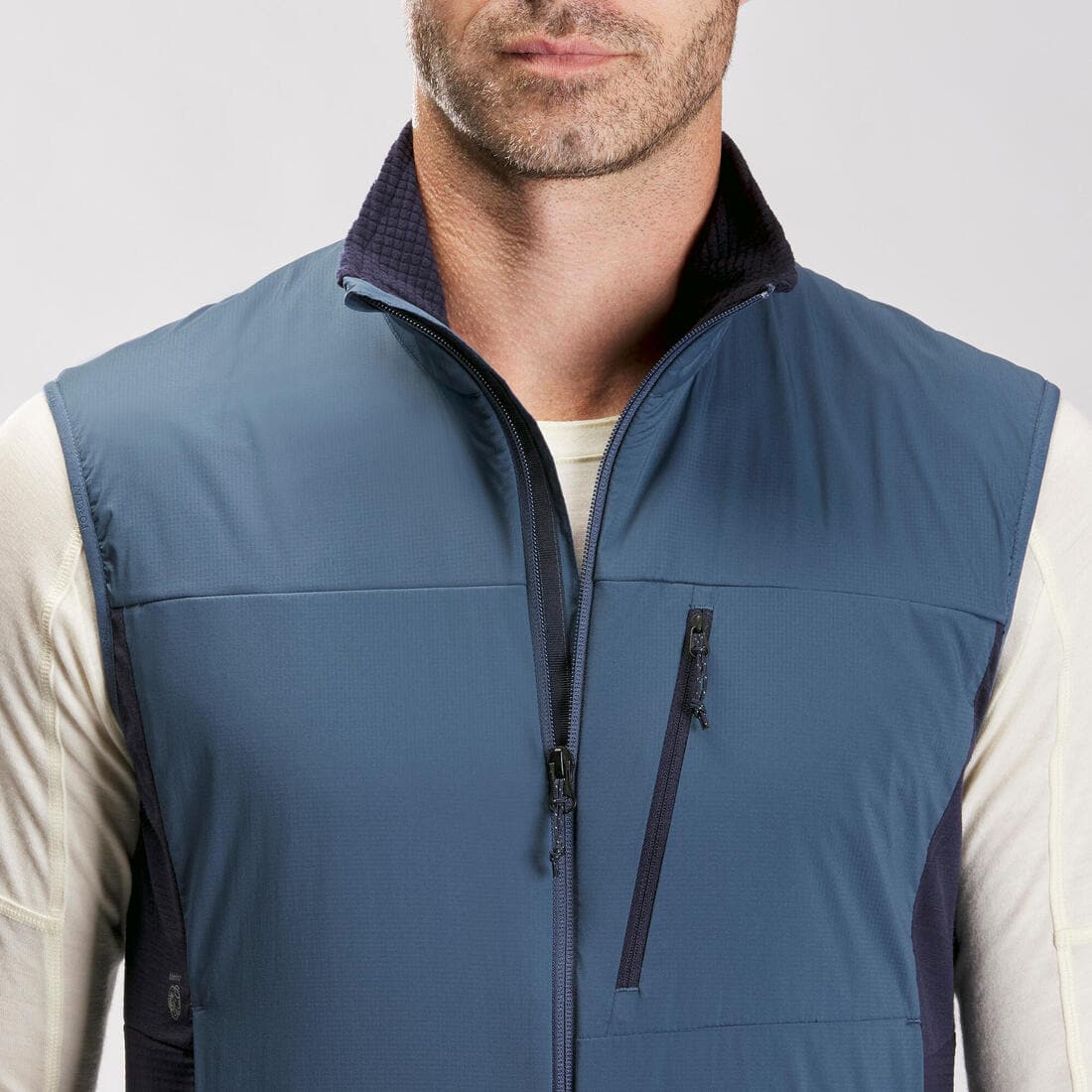 Gilet coupe vent de trek montagne - MT500 WIND homme