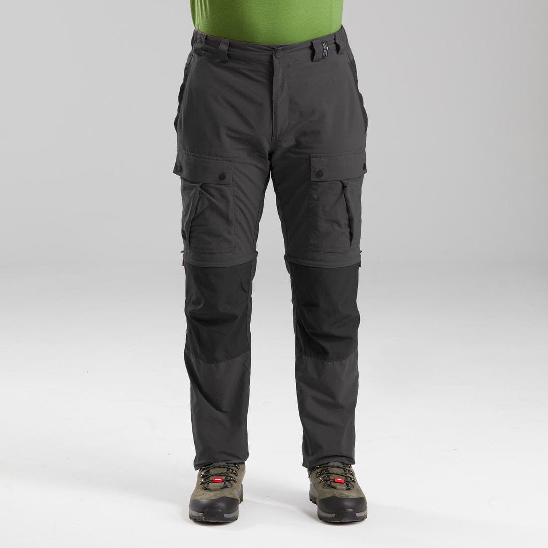 Pantalon modulable 2 en 1 et résistant de trek montagne - MT100 Homme