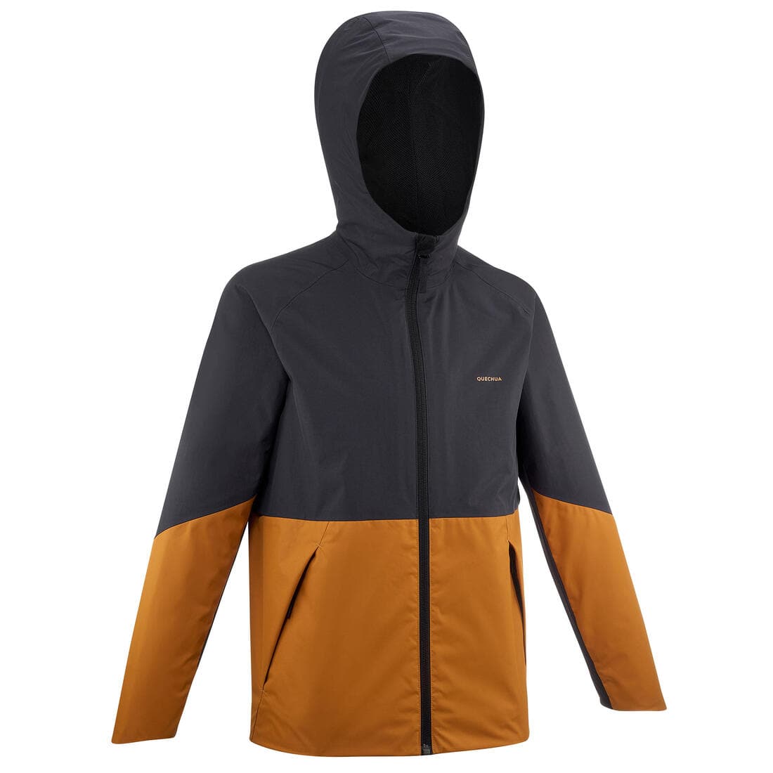 Veste imperméable de randonnée - MH500 grise et - enfant 7-15 ans