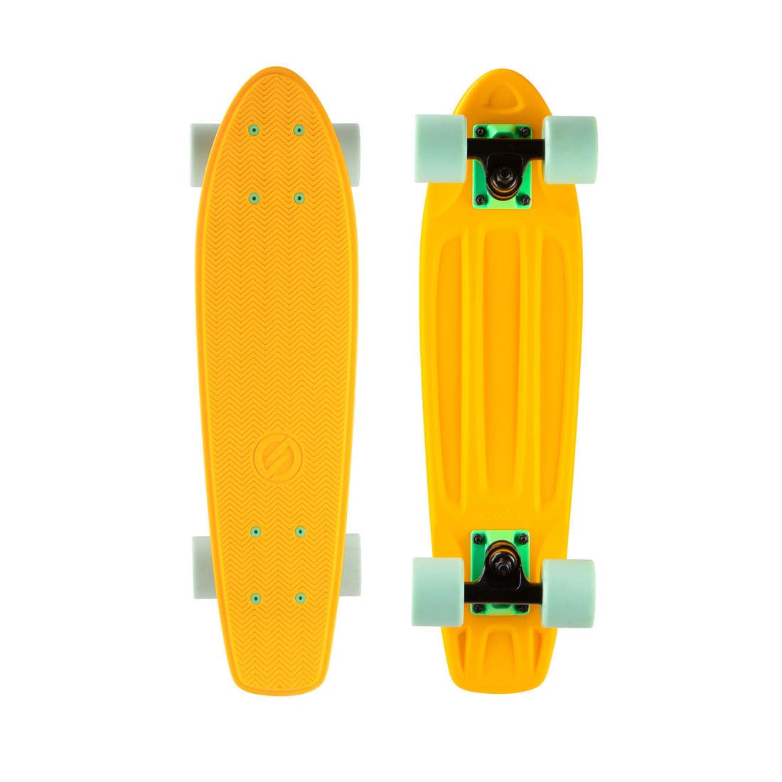 CRUISER SKATEBOARD YAMBA 100 BLEU CORAIL